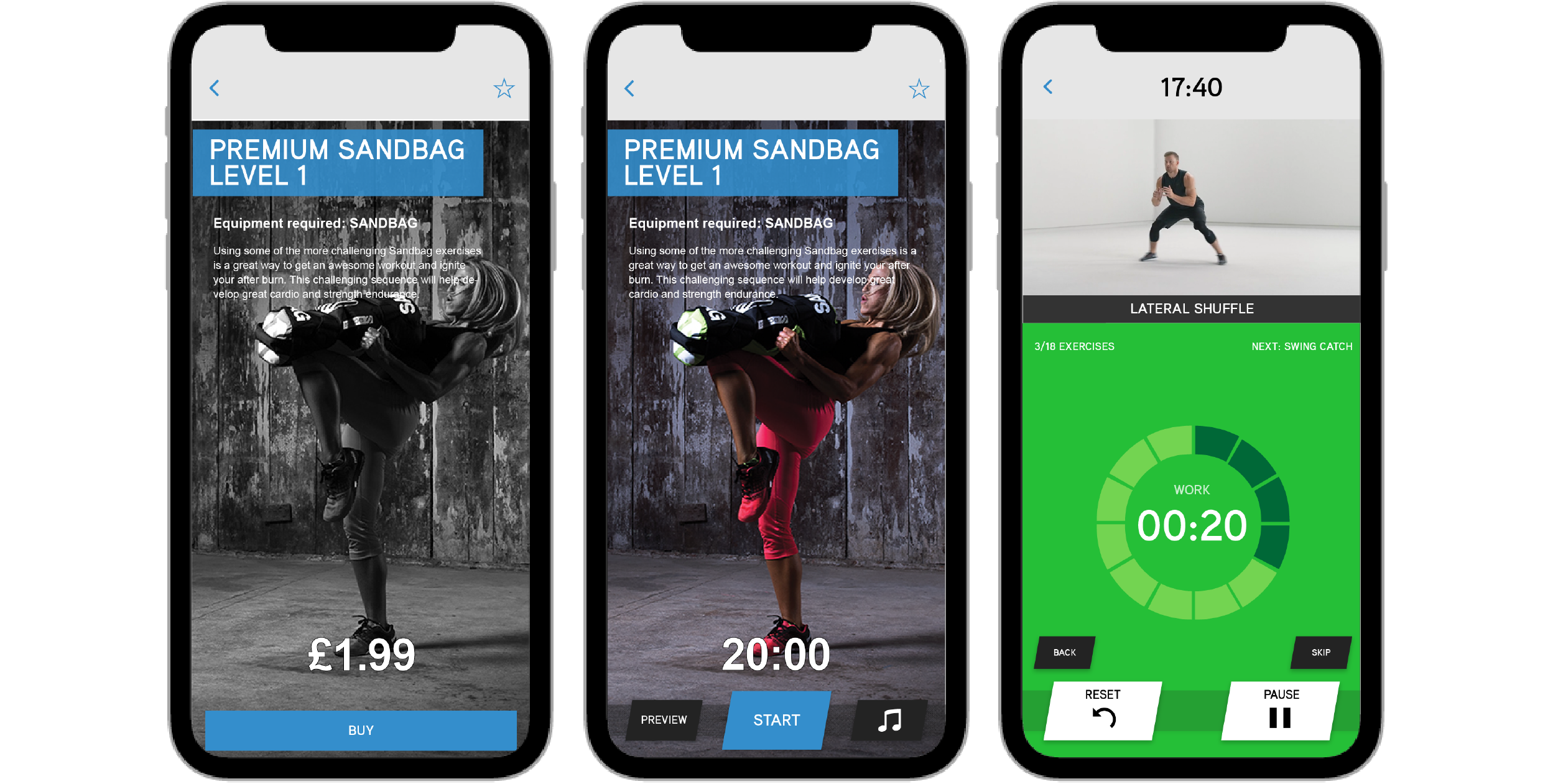 Premium Workouts in Fisikal PRO