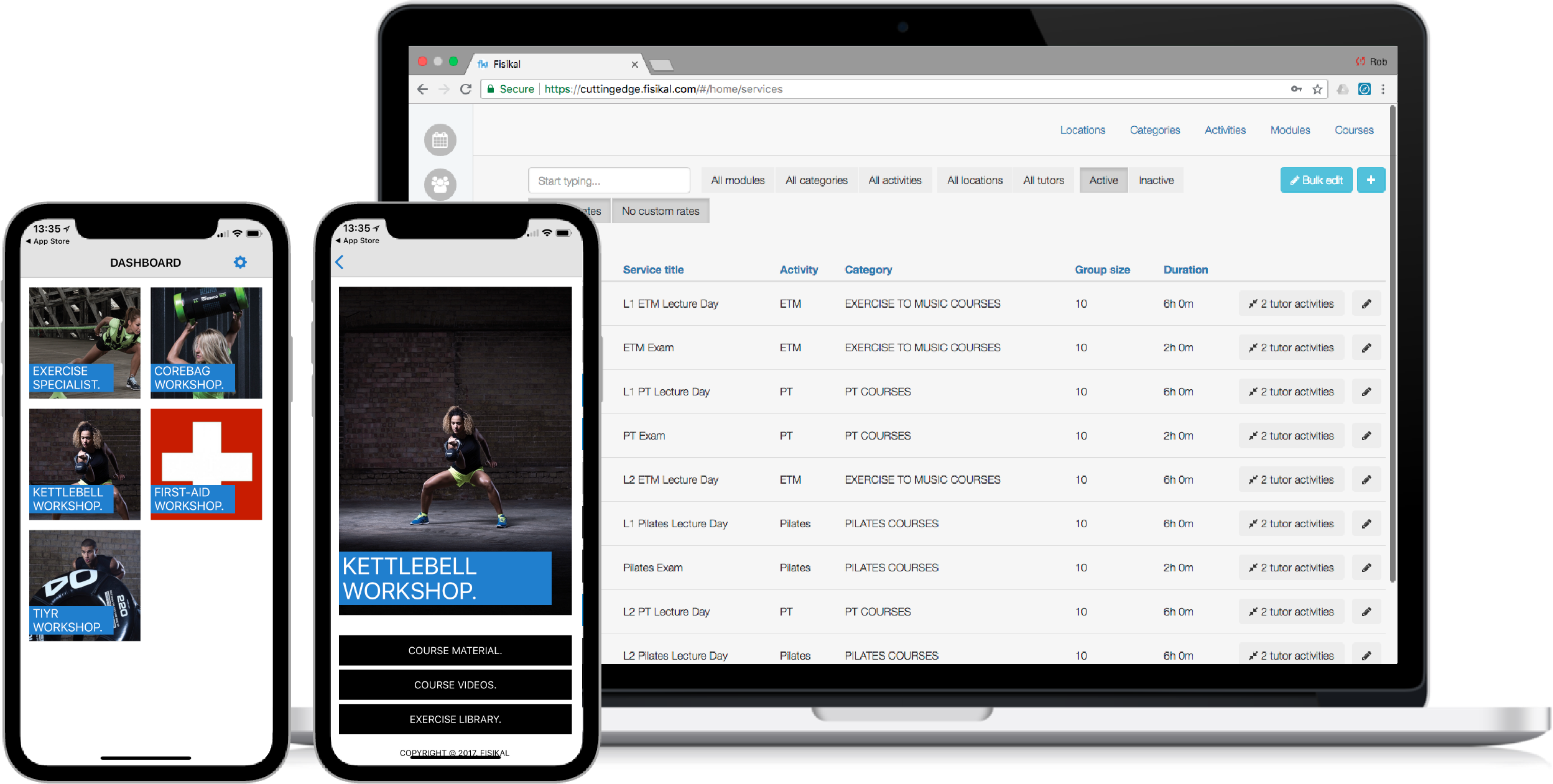 Fisikal Fitness Management Software