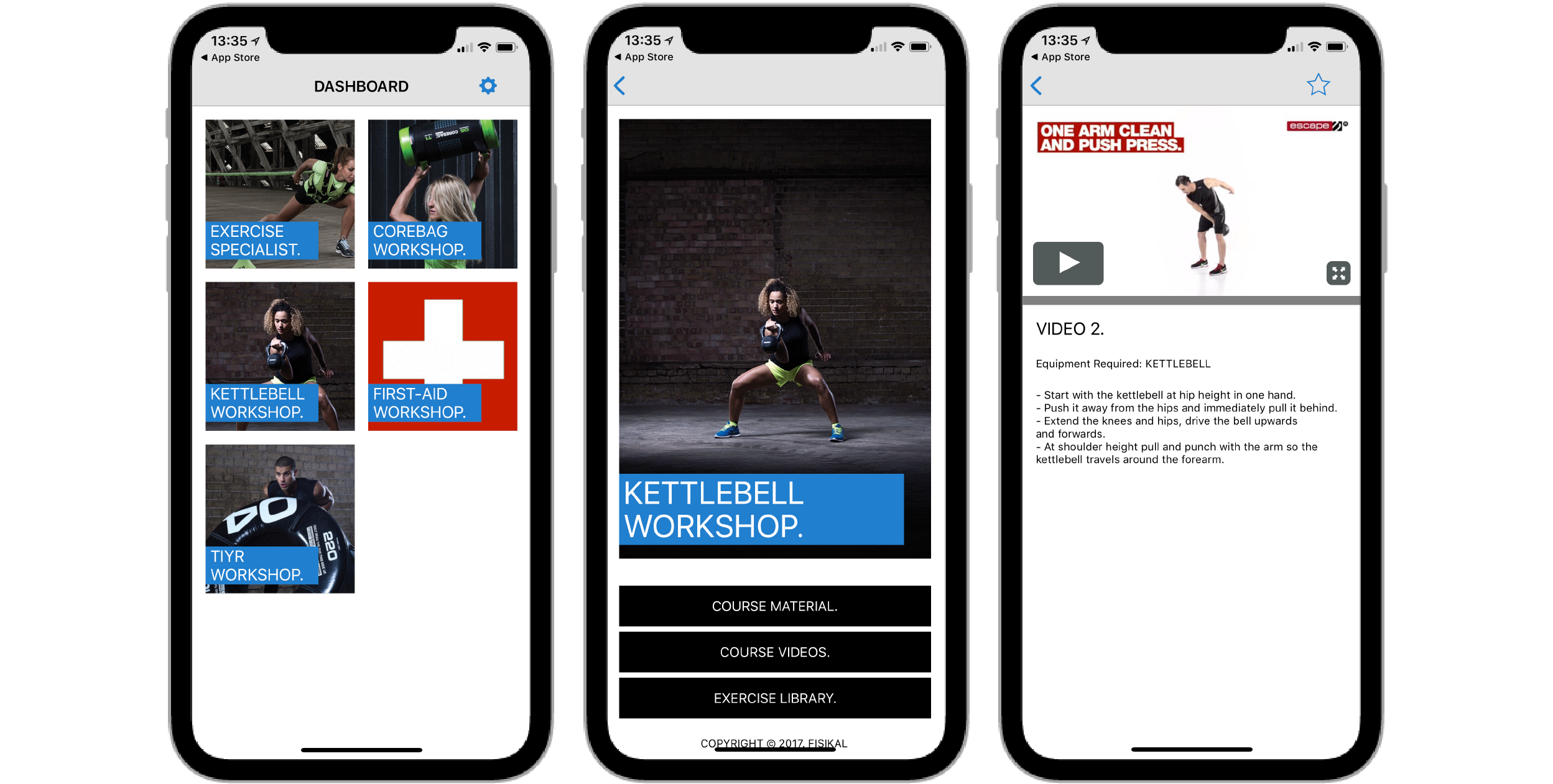 Fisikal Academy Student Education app