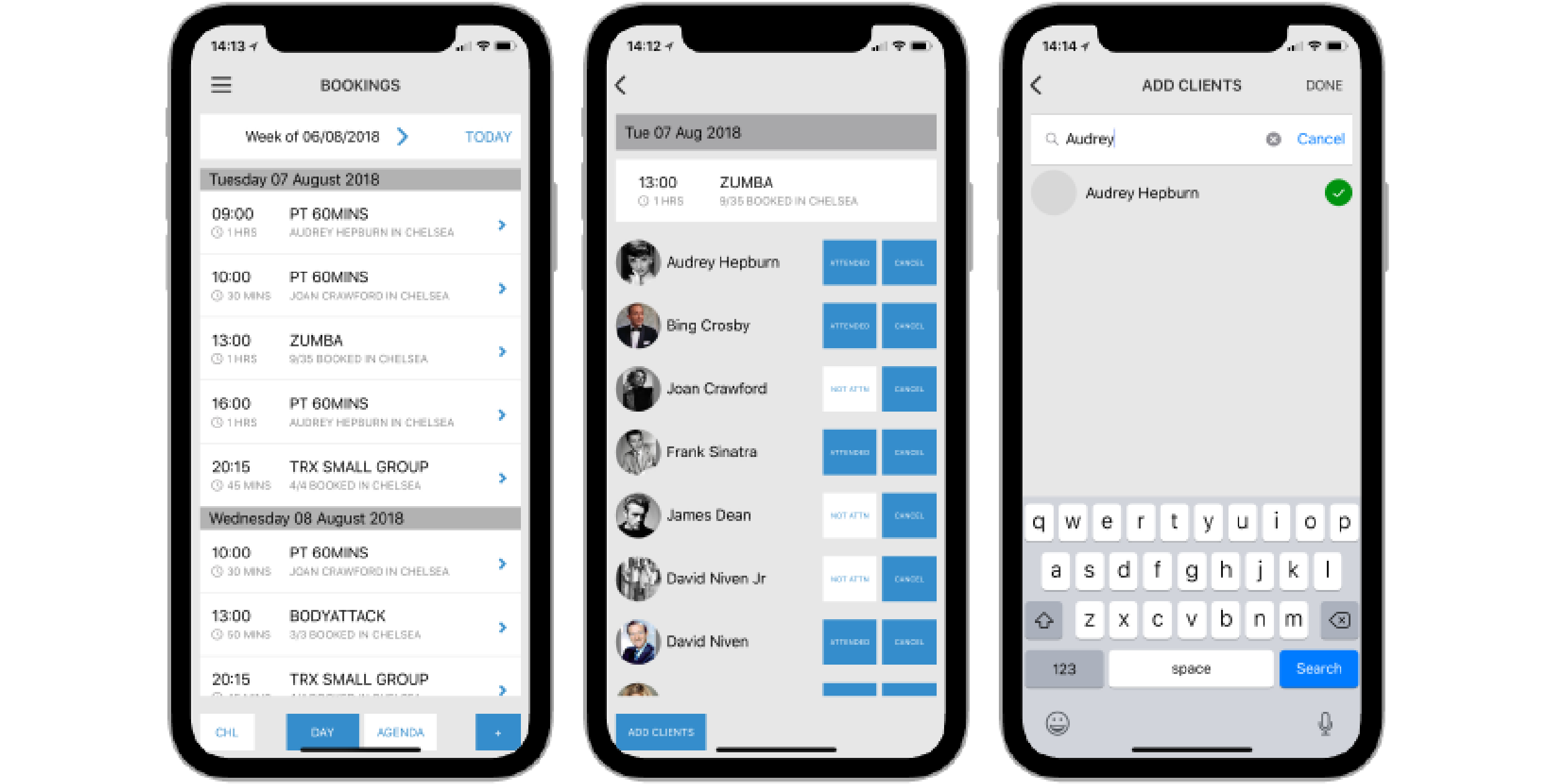 Mobile Class Attendee Management powered by Fisikal