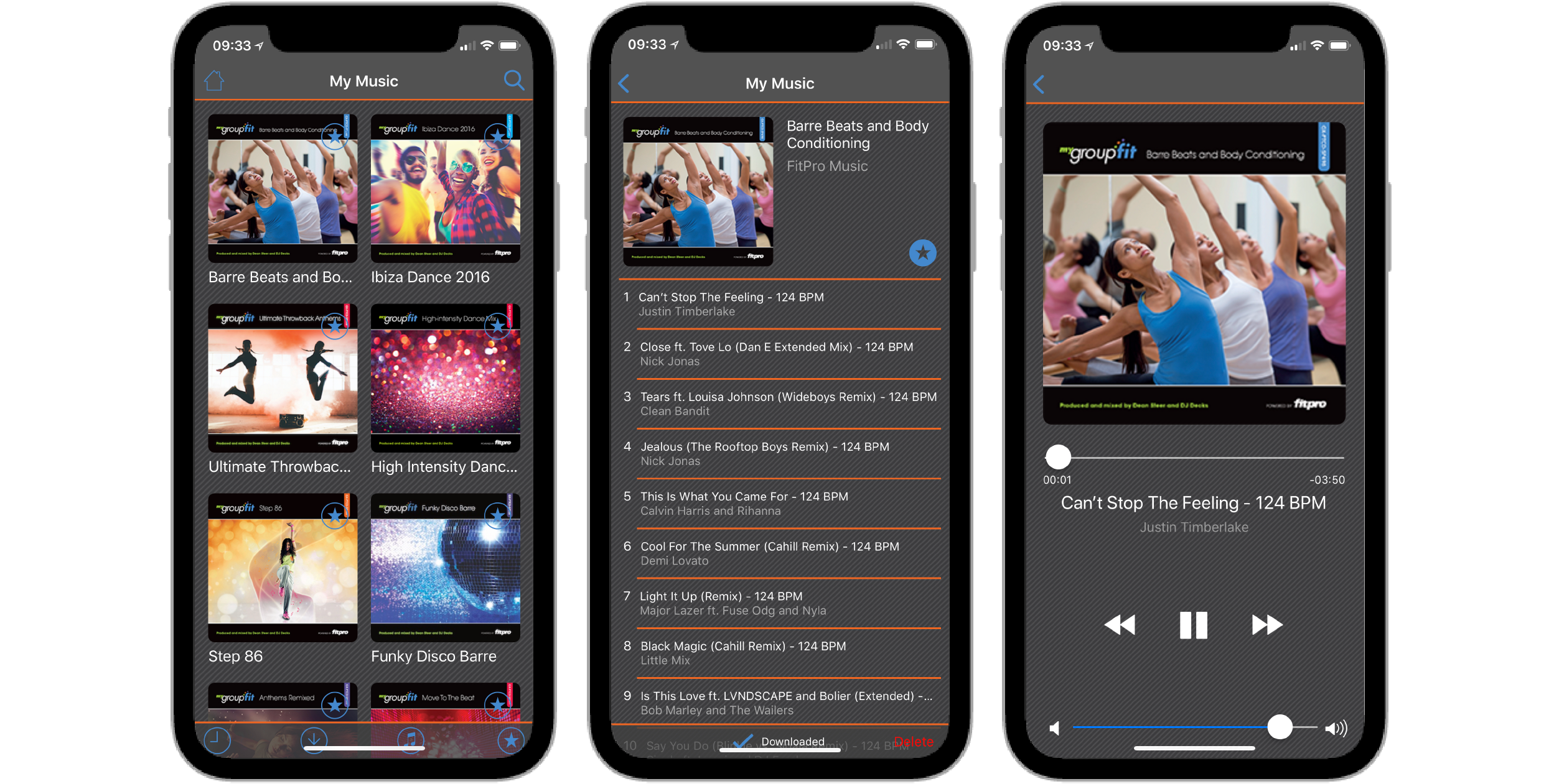 MyGroupFit app powered by Fisikal