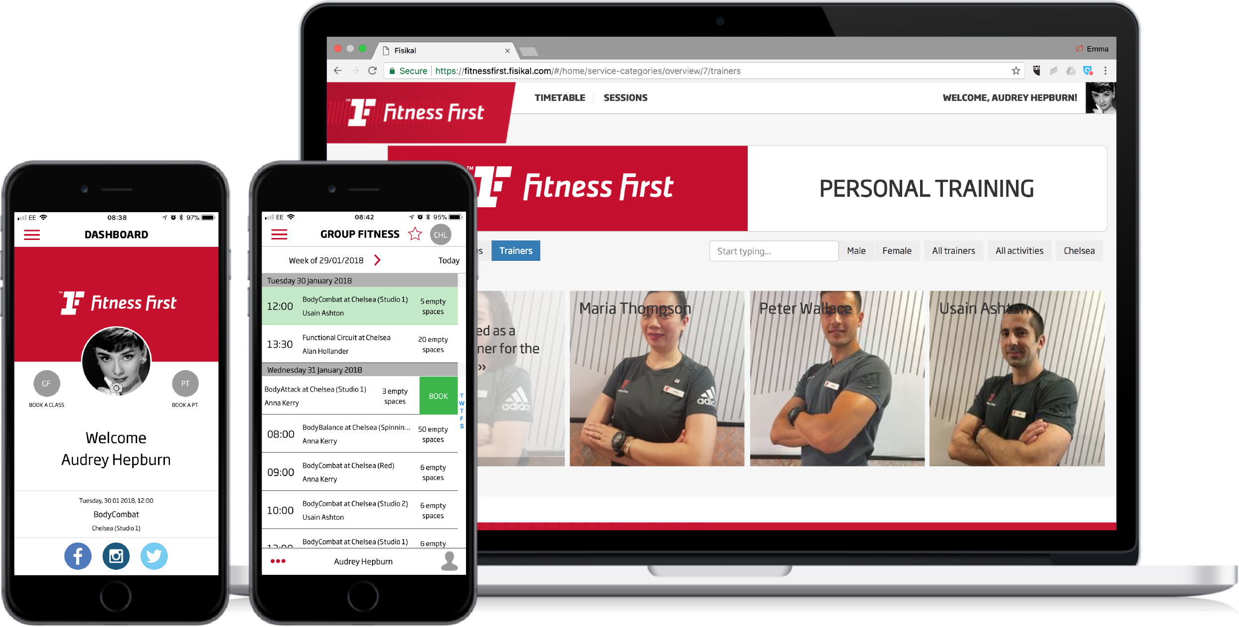 MyFitnessFirst Powered by Fisikal