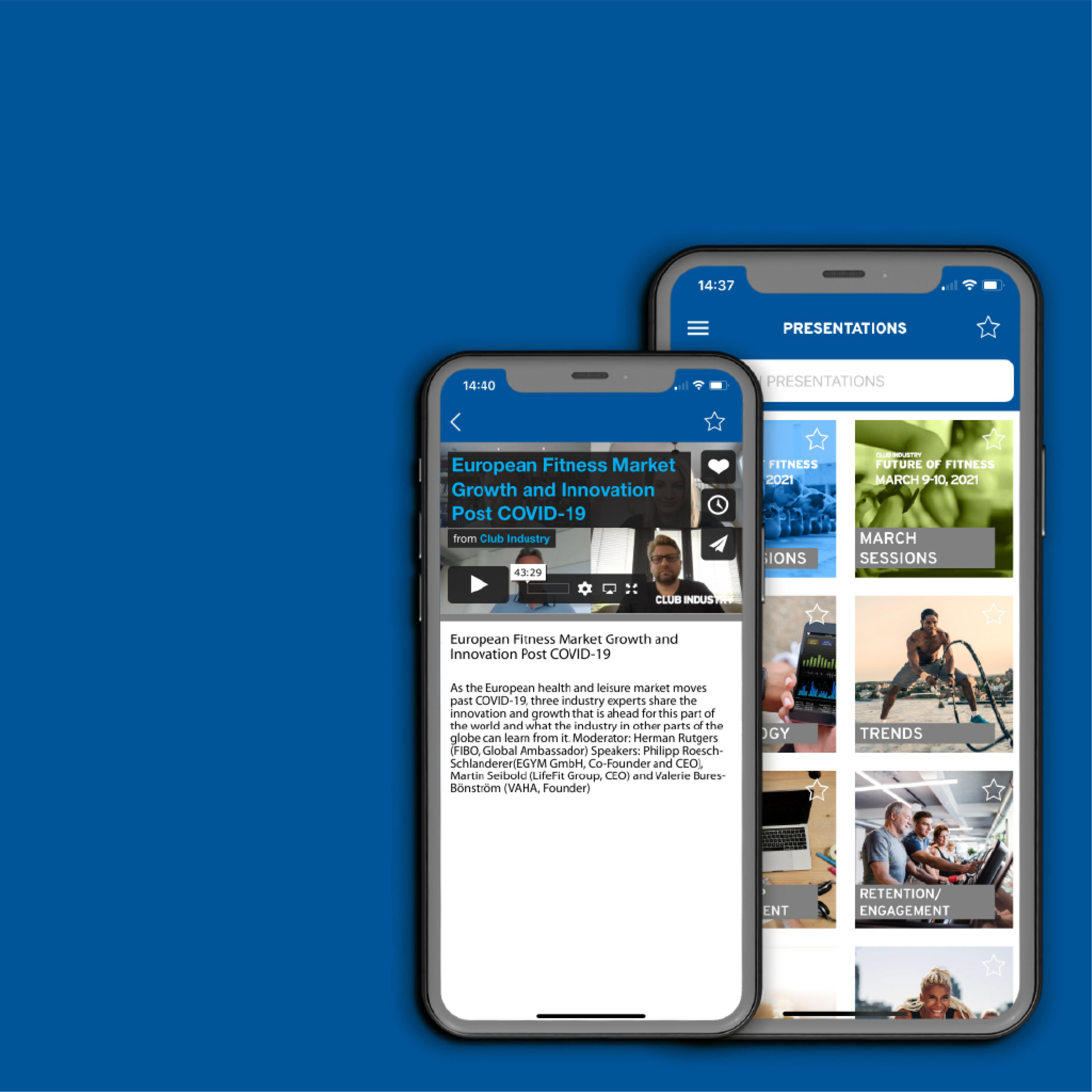 Club Industry App - Powered by Fisikal